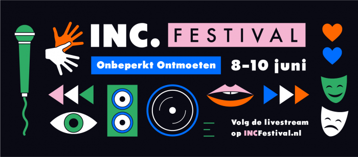 header inc. festival, onbeperkt ontmoeten 8-10 juni. Volg de livestream op INCFestival.nl